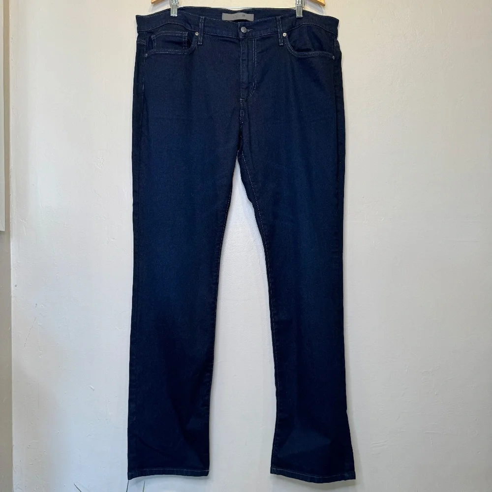 Joe's Emerson Plus Size Dark Wash Soft Stretch Denim Straight Narrow Fit Jeans